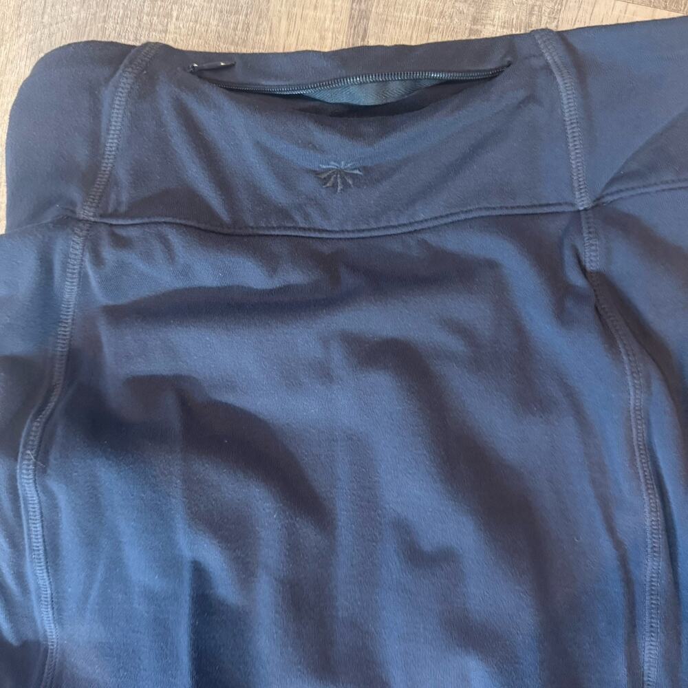 Athleta High-Low Hem Skirt Blue Size XXS Active Travel Lightweight Performance - Picture 5 of 6
